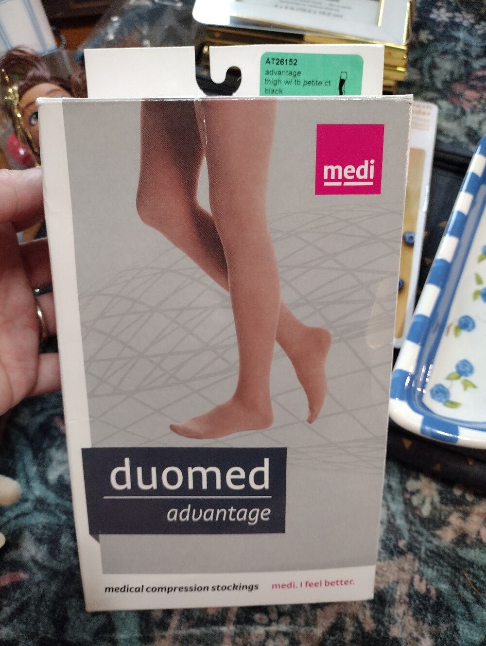 NEW duomed Advantage Medical Compression Stockings - Black